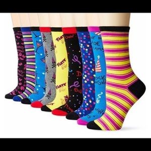 Betsey Johnson crew socks gift box